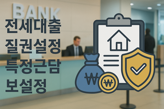 전세대출 받을때 반드시 알아야 할 질권설정과 특정근담보 완벽 정리