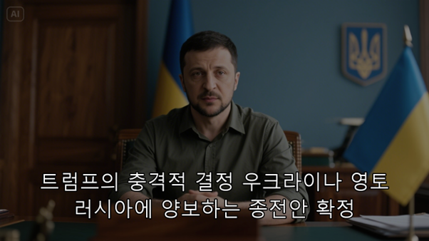 <b>우크라이나 영토</b>, 러시아에 <b>양보</b>하는 종전안 확정!