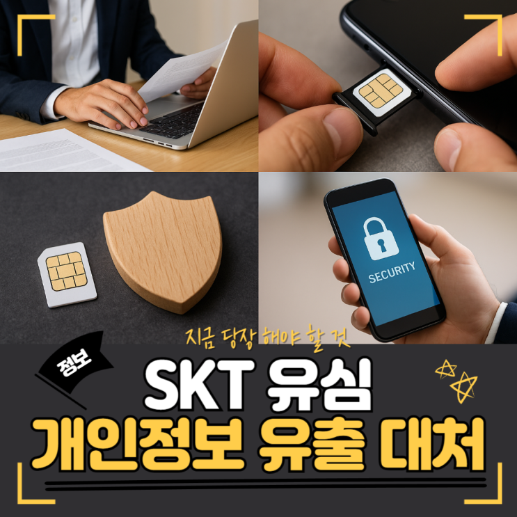  SKT 유심 유출 대처법!｜교체, 확인, 보호 방법 총정리