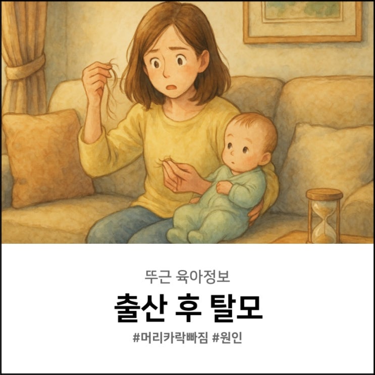  출산 후 탈모 시기 머리카락 빠짐 왜이렇게 많이 빠질까?