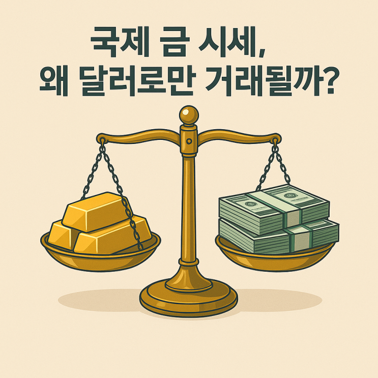  국제 금 시세가 달러로만 거래되는 이유_국내 금값과 환율