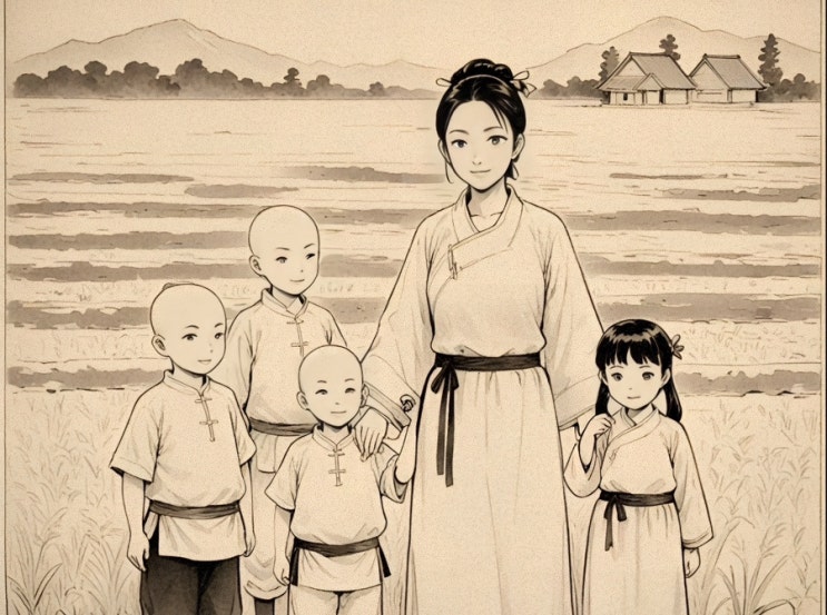  천성계모후, 아개조전가종전망 58화