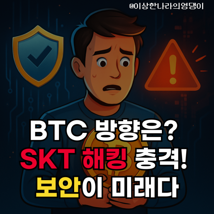  비트코인 방향성 탐색 구간 진입  | SKT 해킹 사태, Web3 보안 강화 시그널!
