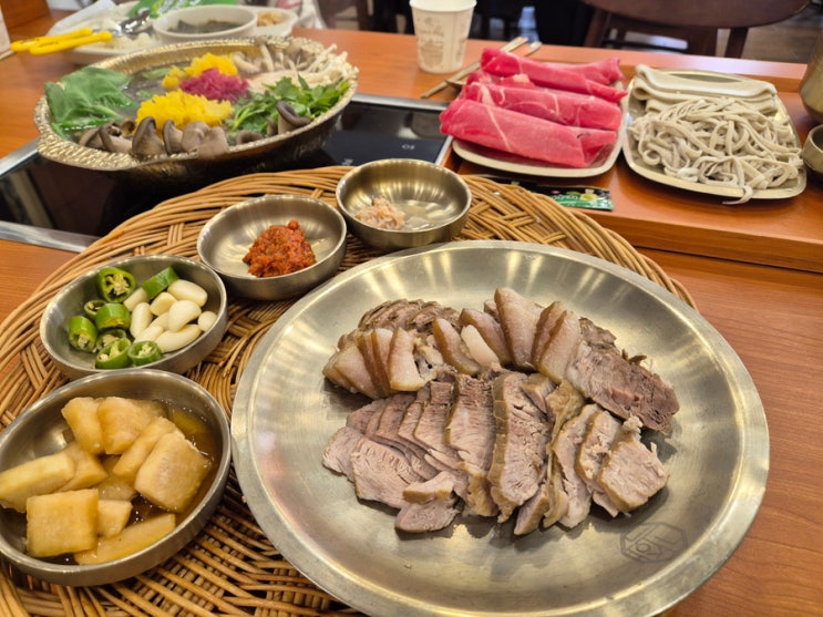  수원역 점심 맛집 샤브샤브 무한리필 기장옥 샤브칼국수
