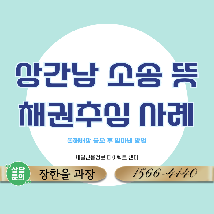  상간남 소송 뜻 손해배상 채권추심
