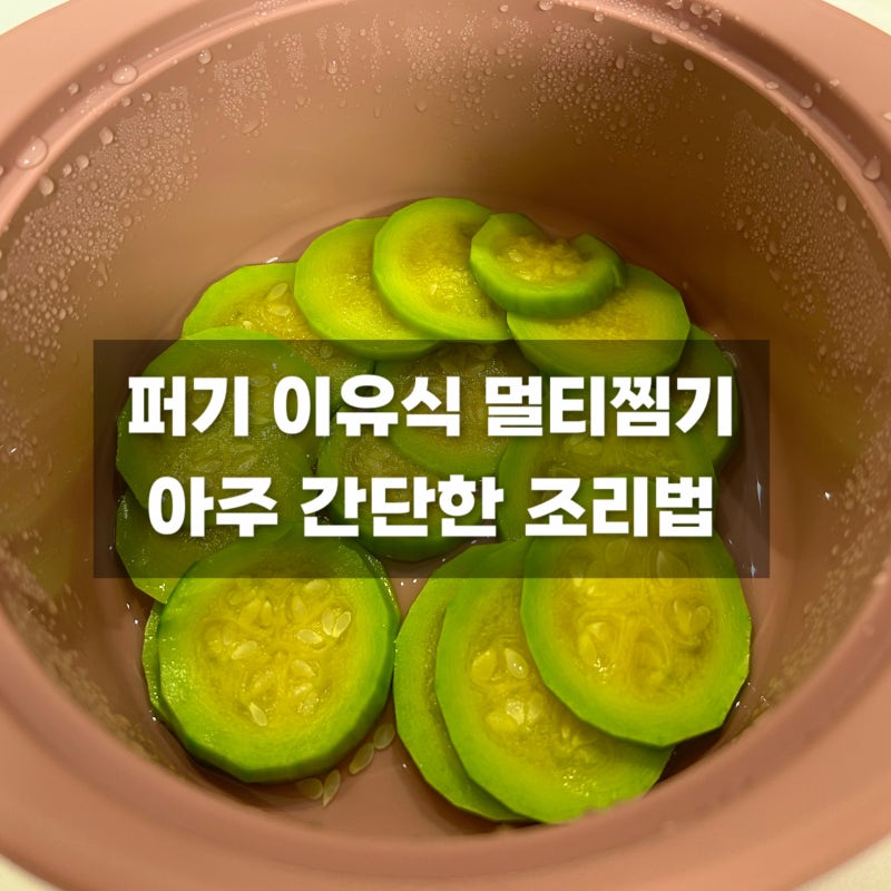 퍼기 이유식 실리콘 찜기 전자레인지로 간편하게 이유식부터 어른음식까지! (애호박, 브로콜....