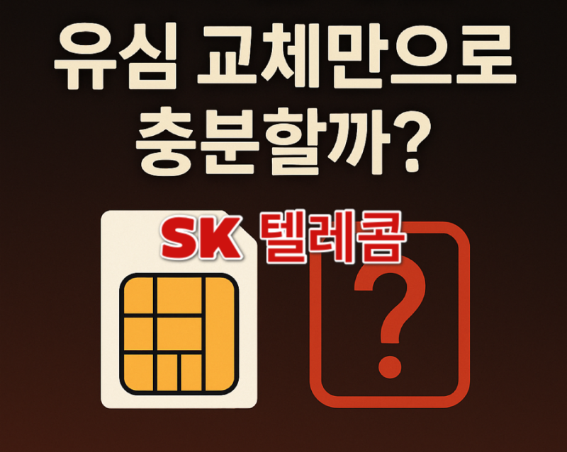 [SK 텔레콤] 유심 교체만으로 충분할까?