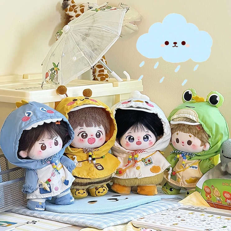  20cm 비 내리는 날 세트 인형옷 아이돌인형옷