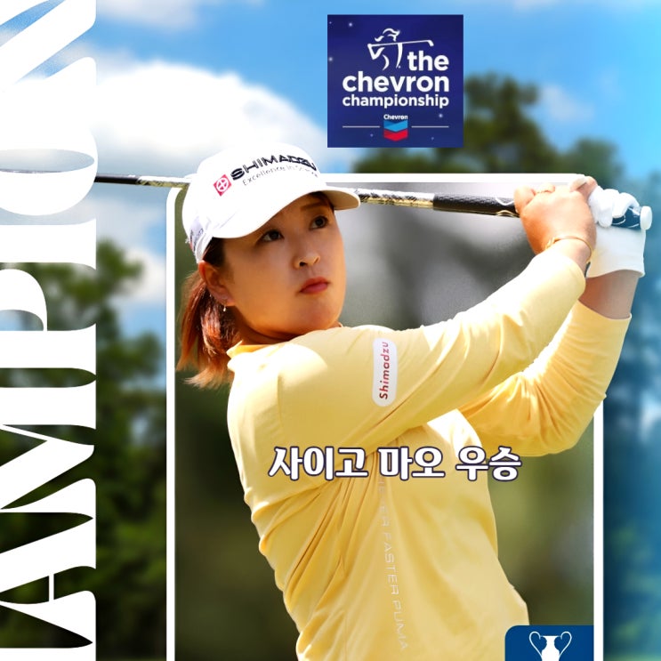 챔피언십 <b>사이고</b> 마오 LPGA <b>메이저</b> 첫 우승 <b>김효주</b> <b>준우승</b>