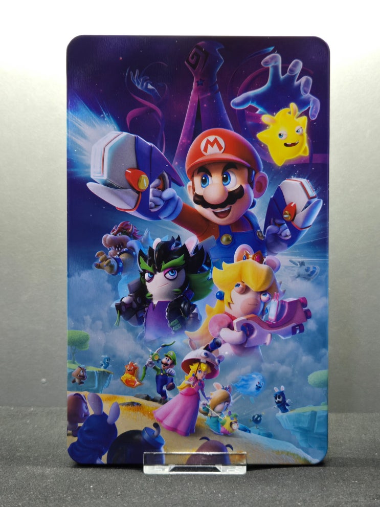  마리오 + 래비드 반짝이는 희망 예구특전 스틸북 (Mario + Rabbids Sparks of Hope Pre-order Steelbook)