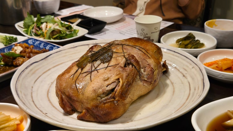  하계역 오리고기 맛집 마들원 개별룸이 있어 가족모임으로 추천 (주차)