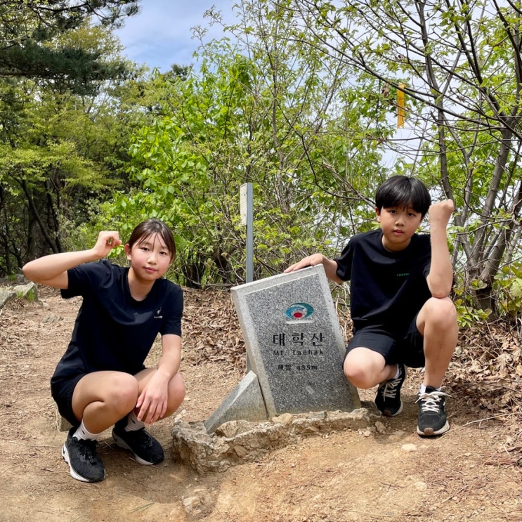 둥이1호 아빠와의 주말운동 천안 태학산 자연휴양림 태학산정상 태화산등산 / 슬쌍디아빠 이동섭