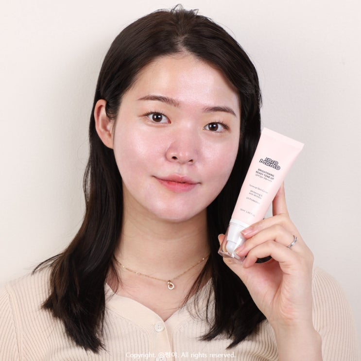  피부톤 보정 톤업크림 추천 파데프리 조조모모 브라이트닝 레디 톤업