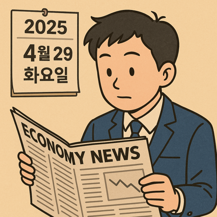  [바빠도 경제는 봐야지] 2025년 4월 29일 화요일 오늘 경제 뉴스