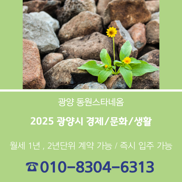  광양시의 새로운 변화