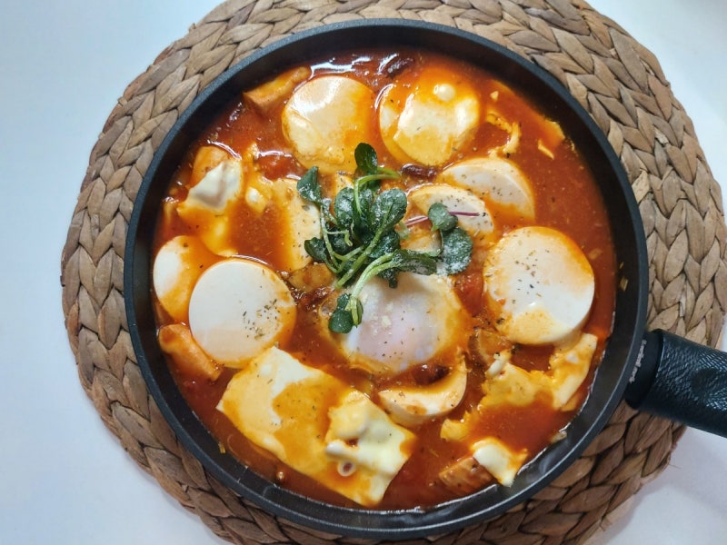 계란 대신 순두부, 토마토소스 순두부인헬 만들기 순두부요리