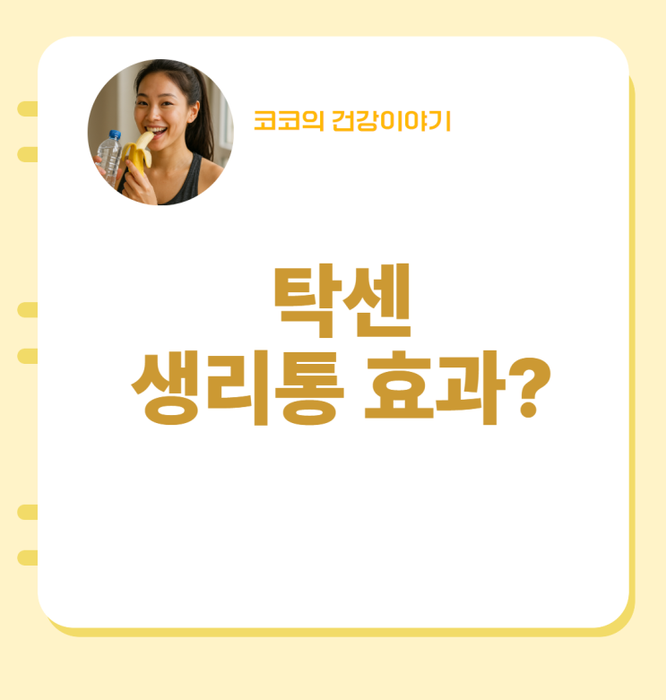 탁센 생리통 효과,용량,시간 총정리