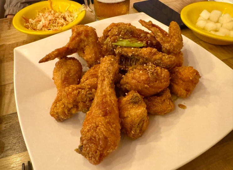  영덕동 치맥 '그늘맥주' 솔직후기, 해산물 안주도 즐길 수 있는 기흥 술집