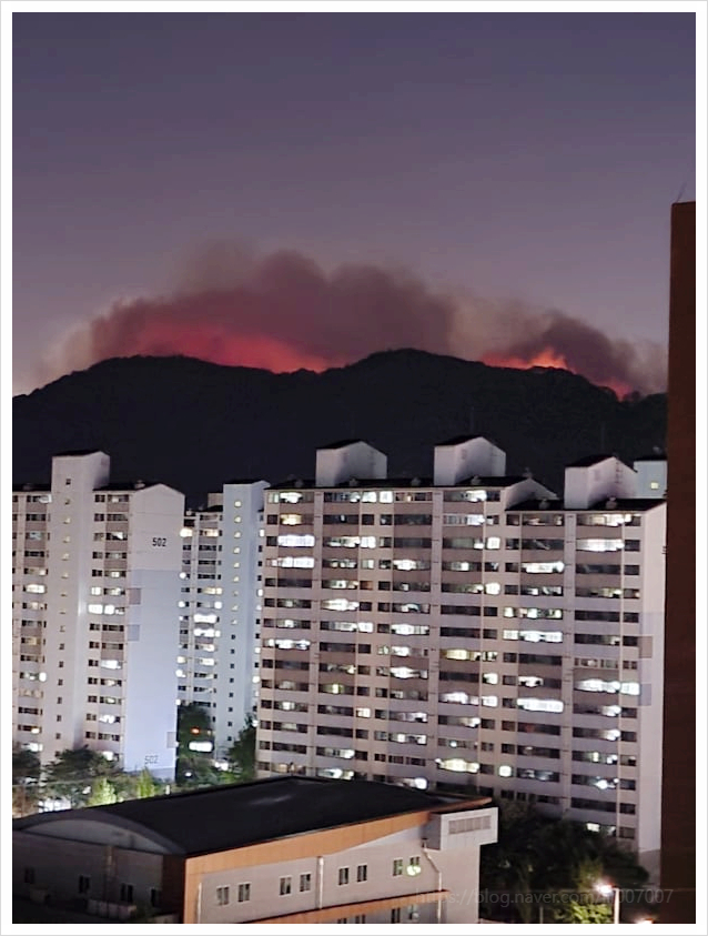  대구 노곡동 함지산 산불 원인 입산 금지 중 발생? 발화 지점은