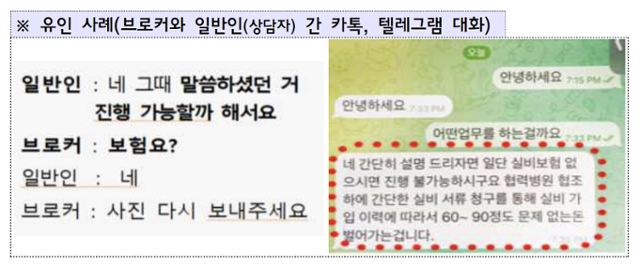 SNS 광고를 통한 보험사기 기승…청년층 대상 신종 수법 주의 SNS 광고를 통한 보험사기 기승…청년층 대상 신종 수법 주의