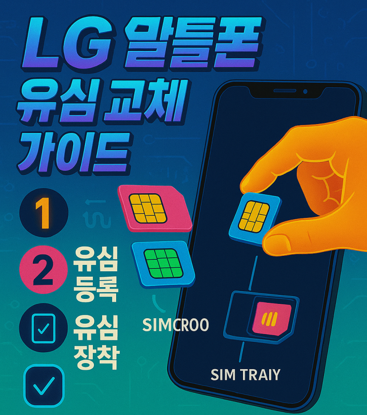  LG알뜰폰유심 교체 비용 및 관리 방법️