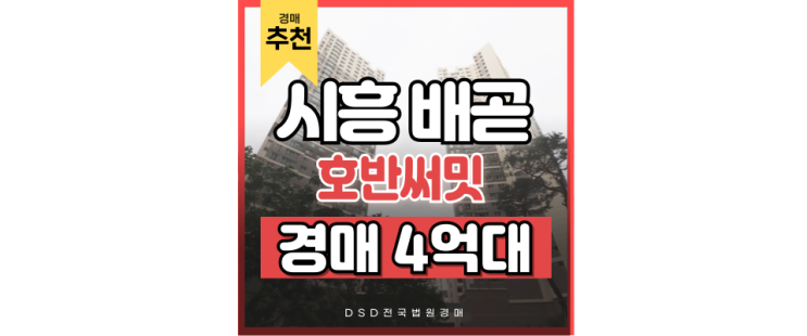 배곧아파트경매 배곧호반써밋 투자 분석 배곧아파트경매 배곧호반써밋 투자 분석