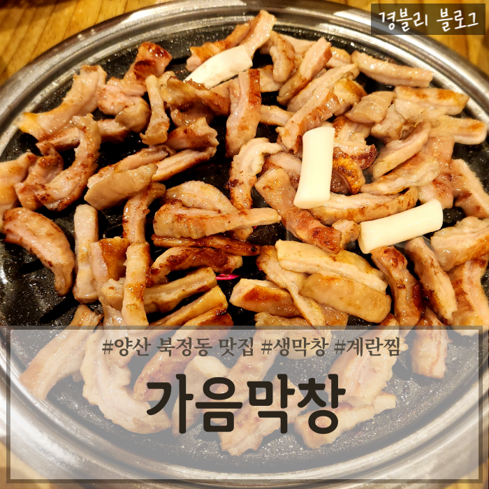  양산북정동맛집 양산막창맛집 양산맛집추천 '가음막창'