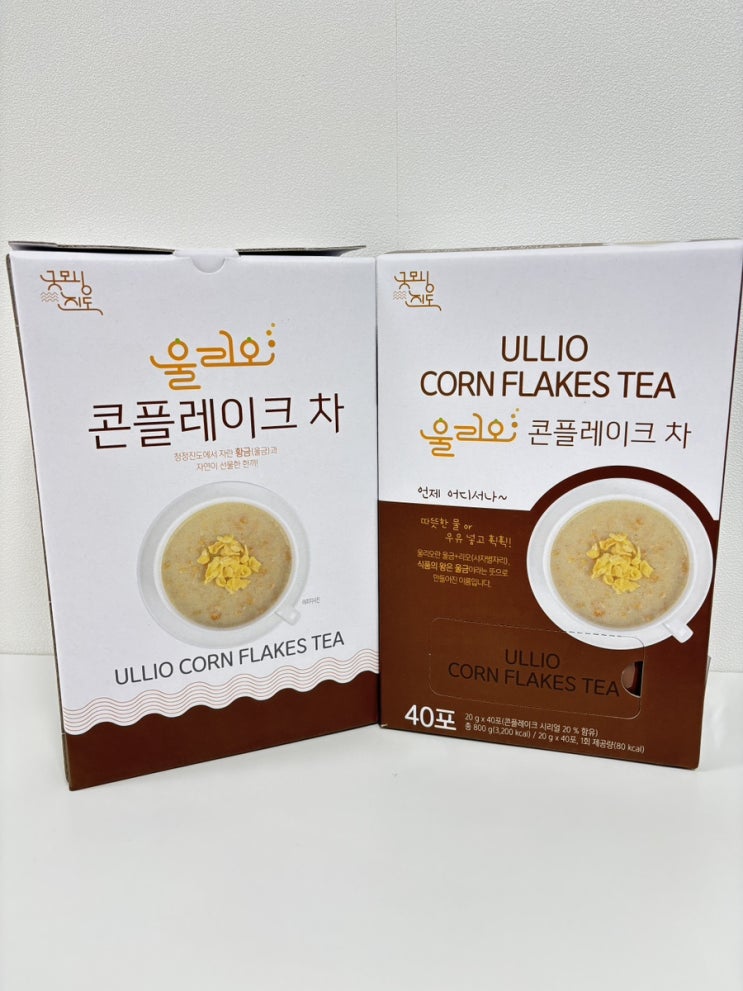  간편한 한끼뚝딱 굿모닝진도 울리오 콘플레이크