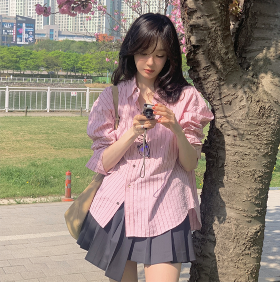  설렘 폭발 봄 코디 강민경 패션 미쳤다