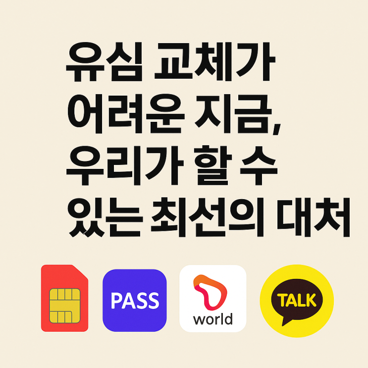  유심 교체가 어려운 지금 우리가 할 수 있는 최선의 대처