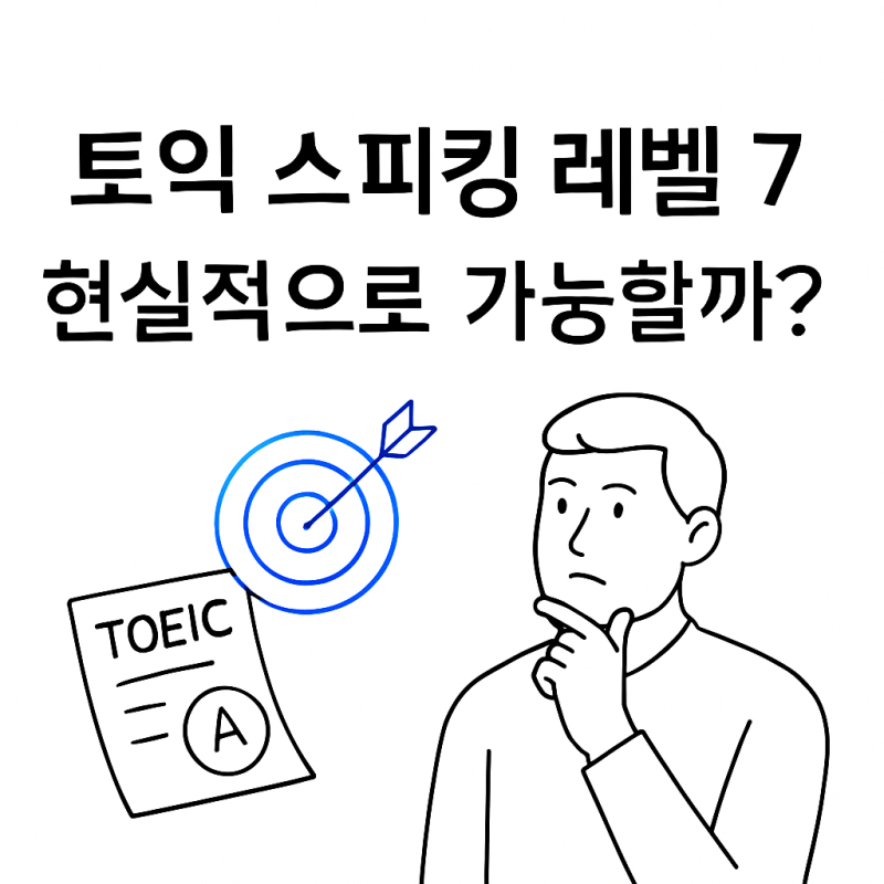 토익 스피킹 레벨7 공략법 수준 점수 환산 총정리