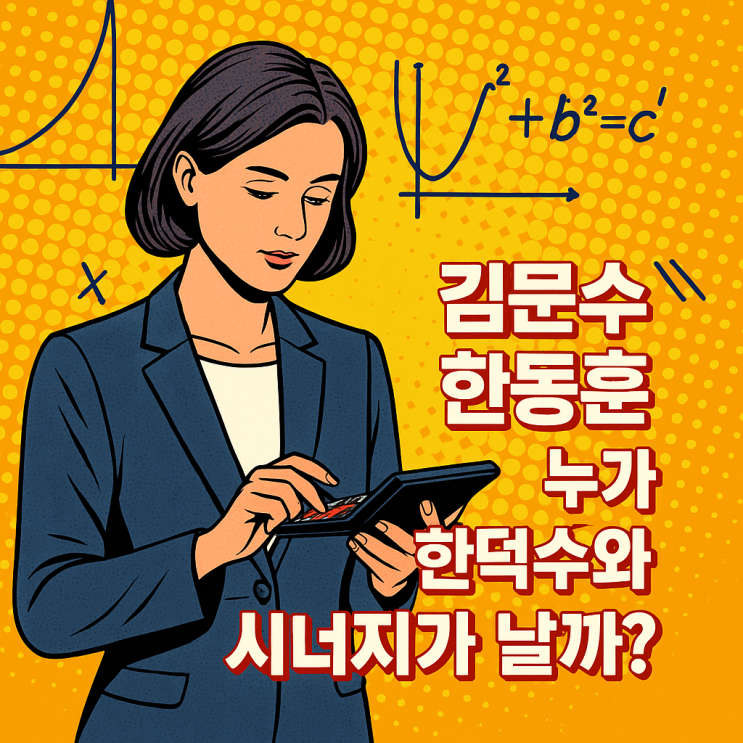 <b>김문수 한동훈</b> 누가 <b>한덕수</b>와 시너지가 날까?