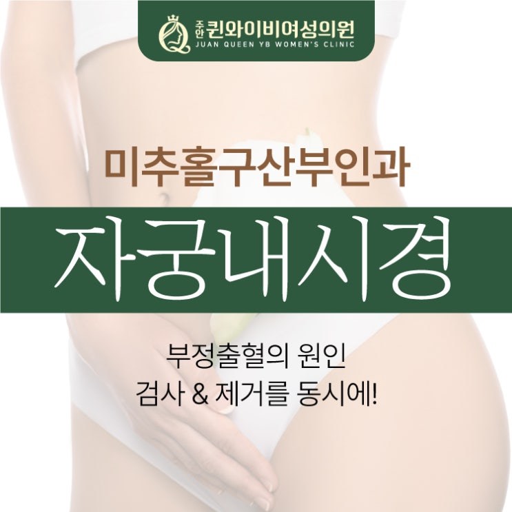  미추홀구여성병원 자궁내시경 용종 검사, 치료 동시