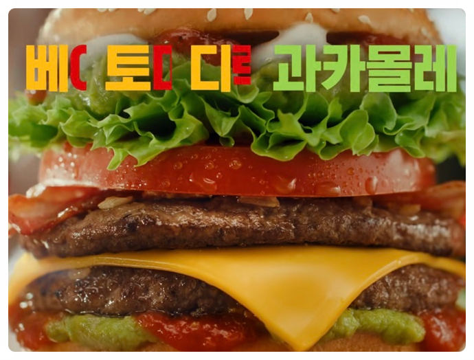  4월 30일 맥도날드 신메뉴 버거는 베토디 과카몰레라고 하네요!