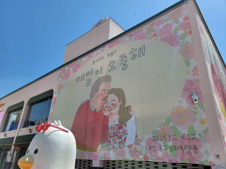 부산 동구 문화플랫폼 전시회 봄사무소 특별전 매일이 소중해