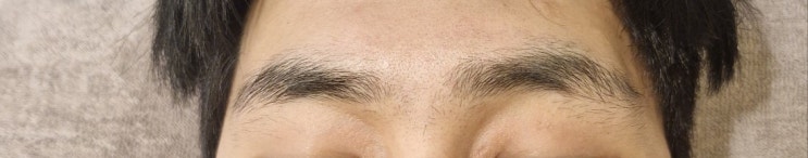  남자 눈썹 왁싱 비포, 애프터 사진 간단하게 올려드려요. 영등포 남자 전문 왁싱샵 "청춘케어"