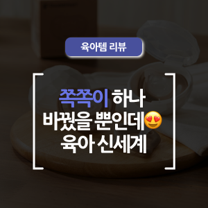  더블하트 소프트버디 에코S 쪽쪽이 내돈내산 5개월 사용후기