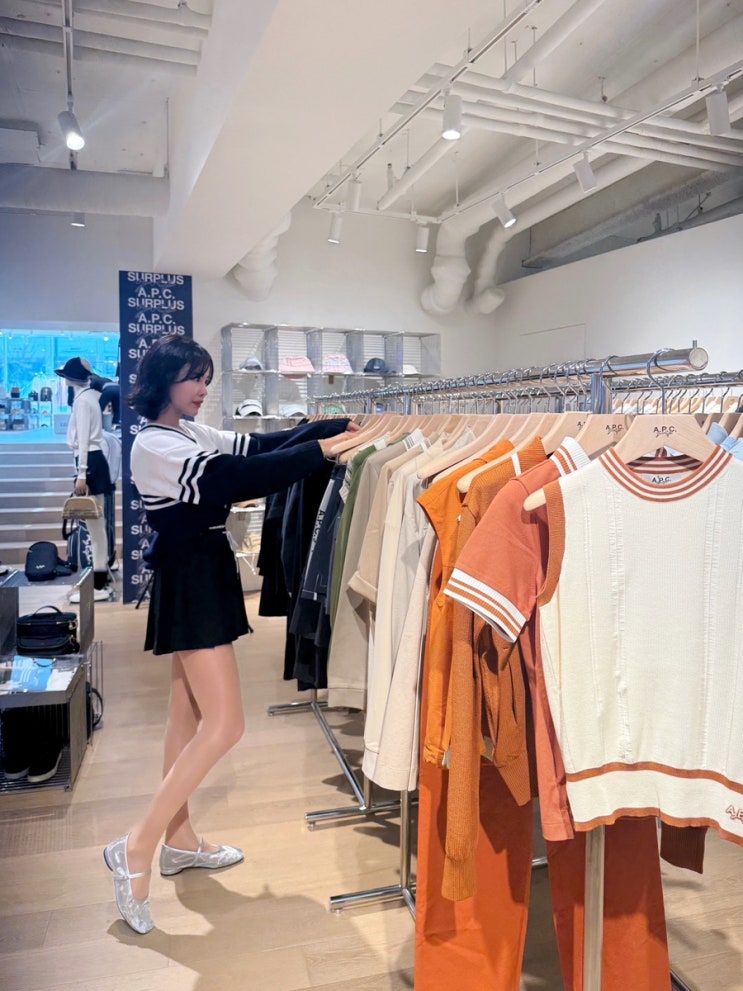  A.P.C. golfwear 아페쎄 골프 골프웨어상설매장 아울렛에서 만난 여성골프웨어 여자골프복