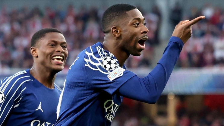 PSG, <b>아스널</b> 꺾고 챔피언스리그 결승 눈앞! <b>이강인</b>은 3<b>경기</b>... 