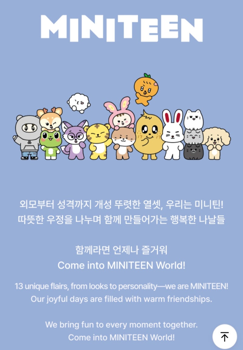SEVENTEEN's Official Character - MINITEEN