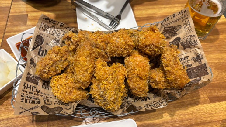  [수지/치킨] BHC치킨 죽전점_콰삭킹을 먹어보았어요
