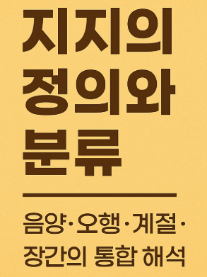   지지(地支)의 정의와 분류 – 음양·오행·계절·장간의 통합 해석