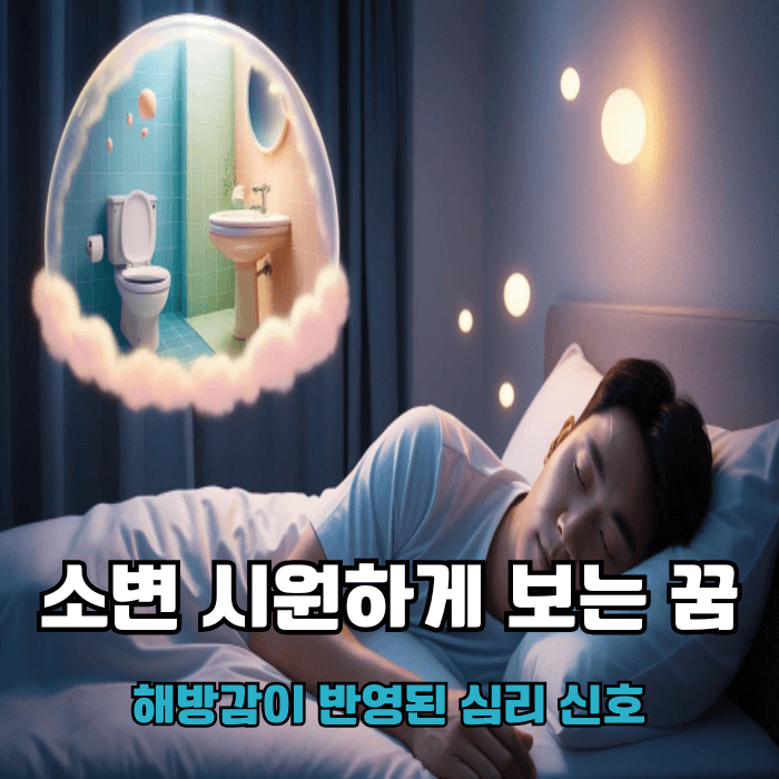 소변 시원하게 보는 꿈, 해방감이 반영된 심리 신호