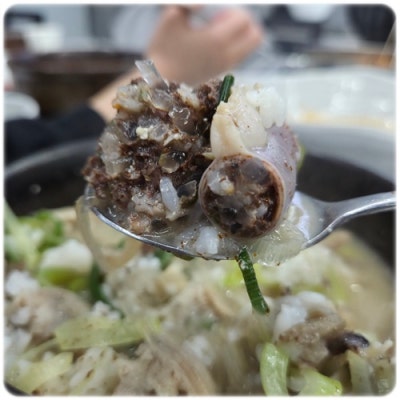 아바이마을순대국 맛집 함경도임가네 순대국 회국수