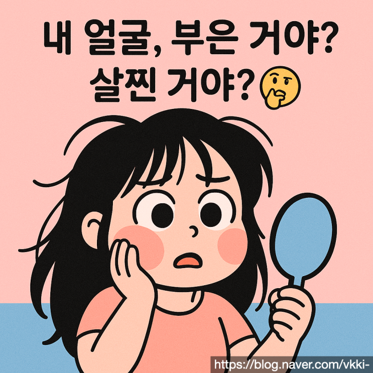  얼굴 부종 vs 살 완벽 구분법! 얼굴 커 보이는 이유 해결하세요 (최신)