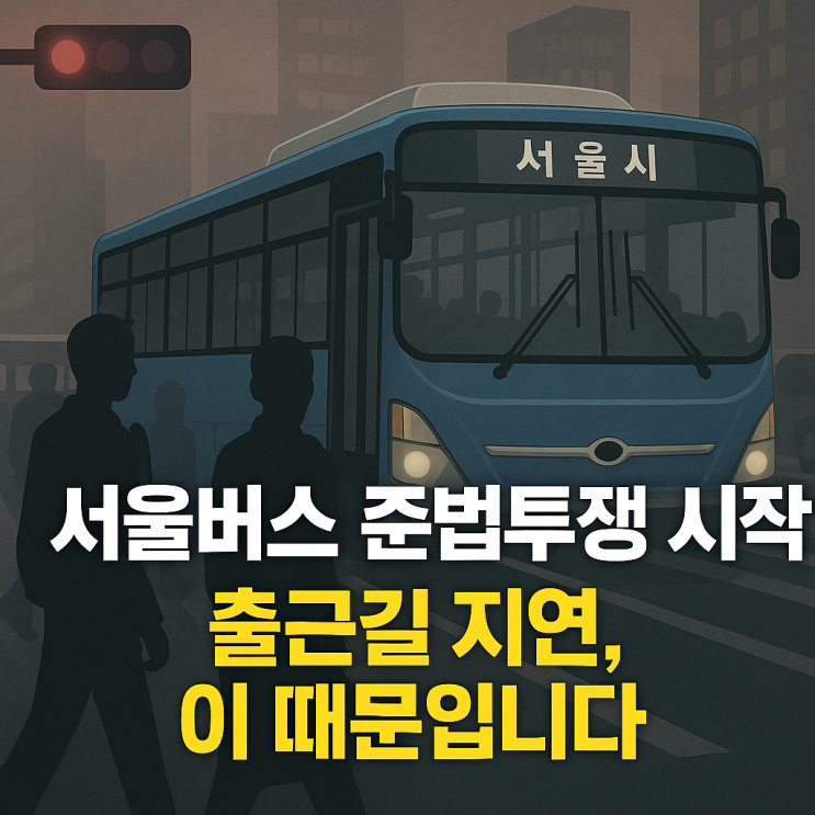 <b>서울버스 준법투쟁</b> 시작｜출근길 왜 이렇게 늦나 했더니 이... 