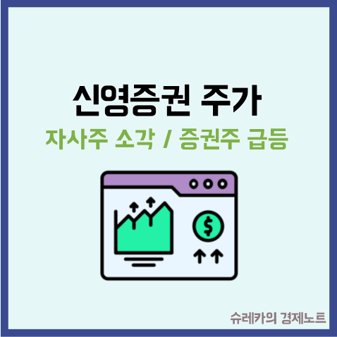  신영증권 주가 증권주 급등! 자사주 소각 정책 관세 영향도 없는 지금이 기회?