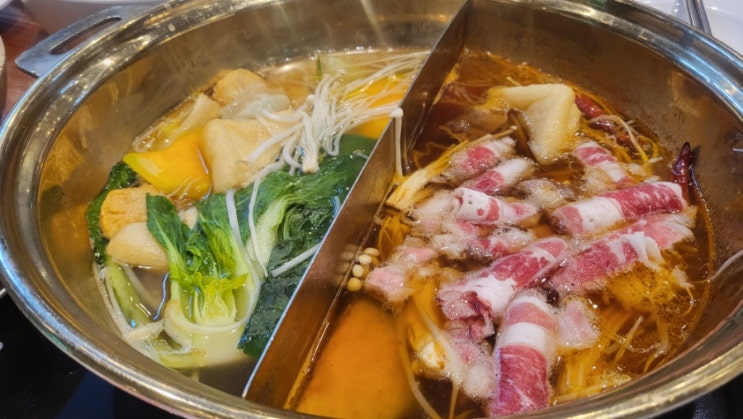 꽃마름 인천 구월동 뉴코아인천점 무한리필 샤브샤브뷔페 평일런치 내돈내산 후기