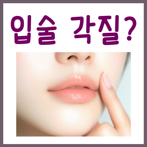  입술각질 원인? 확실하게 해결하고 싶다면 <필독>