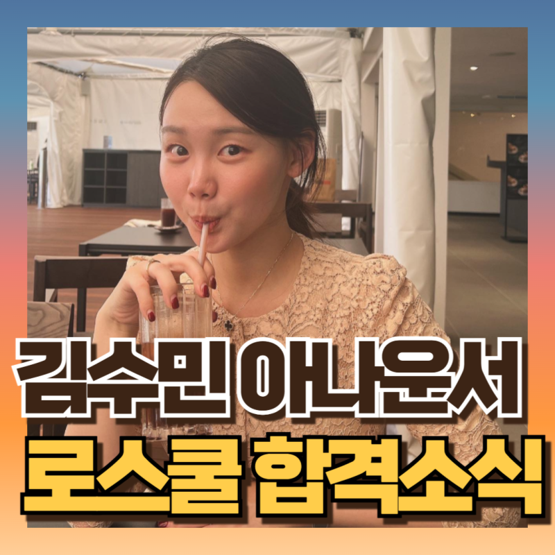 김수민 아나운서 로스쿨 합격 美유학 경험 NO (ft프로필 인스타)